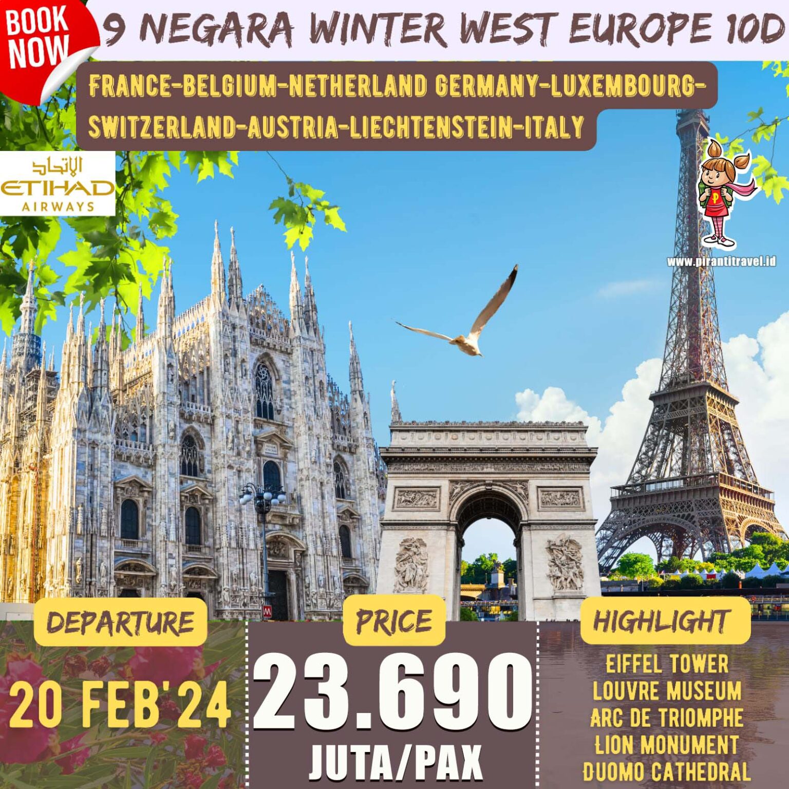 9 NEGARA WEST EUROPE 10D 20FEB