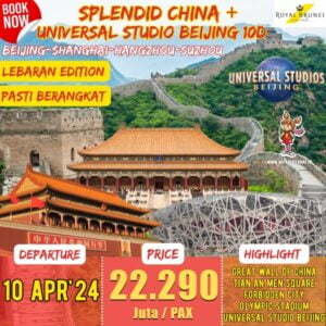 LEBARAN! SPLENDID CHINA + UNIVERSAL STUDIO 10 APR 2024